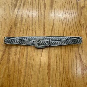 Vintage Collezione New York Woven Buckle Belt Made in USA Boho 33” Braided